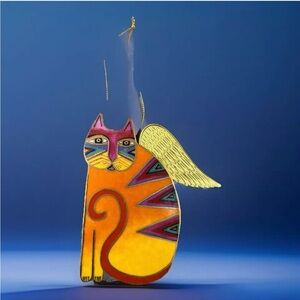 Laurel Burch SYLVIA Angeli-Cats Bradford Cat Angel Christmas Ornament